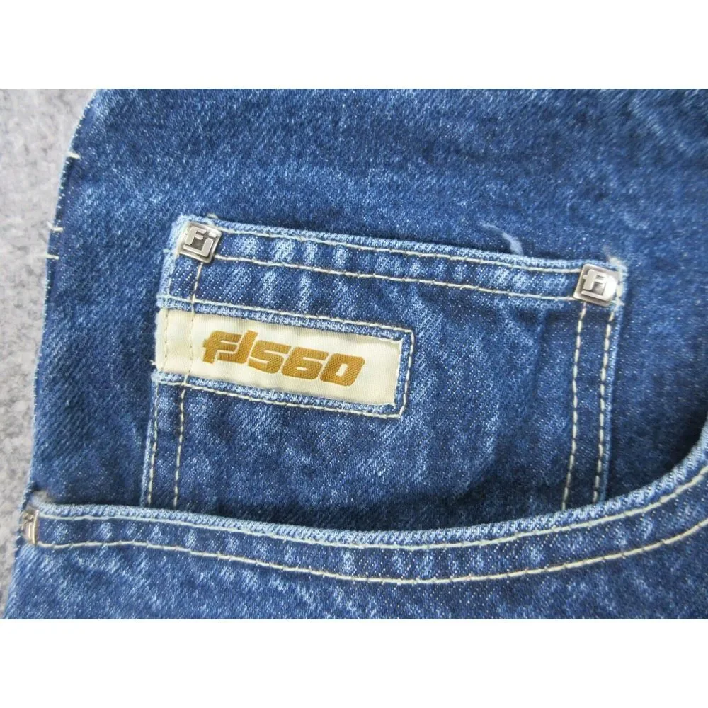 VINTAGE FJ560 Fat Joe Jeans Mens 42 Hip Hop Baggy Y2K Streetwear DEADSTOCK 42X32 - Picture 11 of 16
